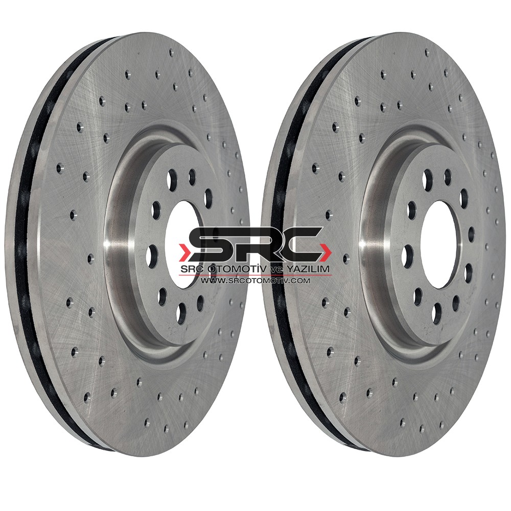 Ön Fren Disk Takımı (281 mm) (Delikli)